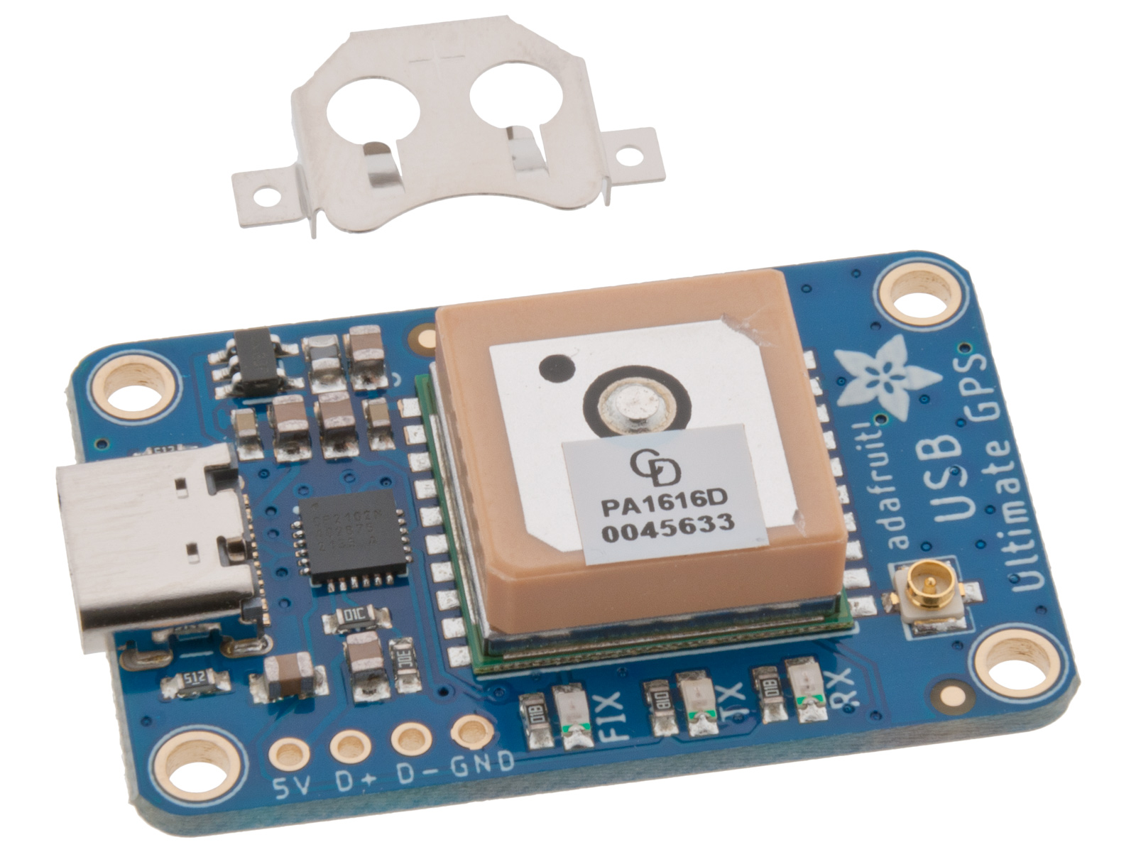 Adafruit Ultimate GPS med USB - 99 kanaler @ electrokit