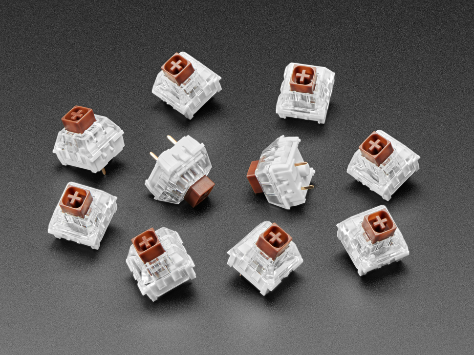 Key switch PCB 1-p Kailh brown - 10-pack @ electrokit