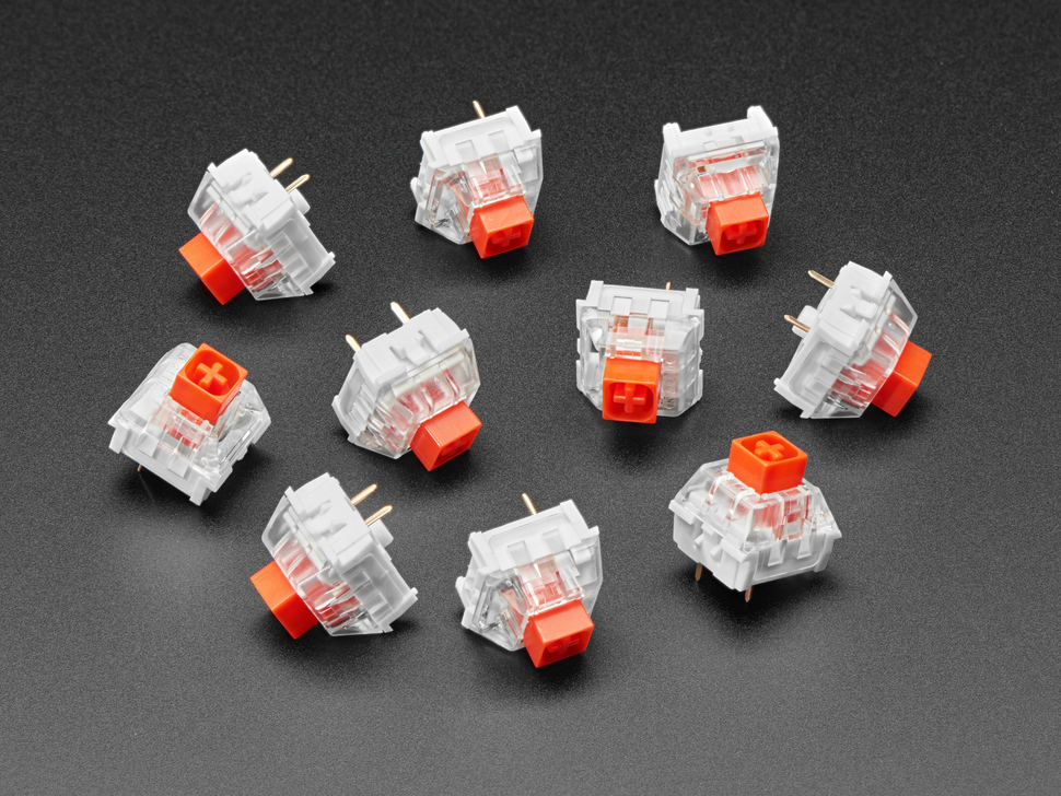 Key switch PCB 1-p Kailh red - 10-pack @ electrokit