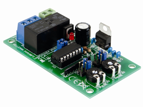 Timer with relay 1s - 60h @ electrokit