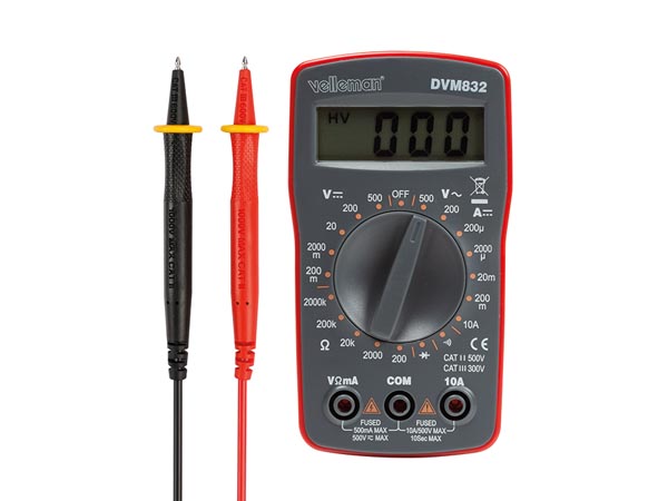 Multimeter DVM832 @ electrokit