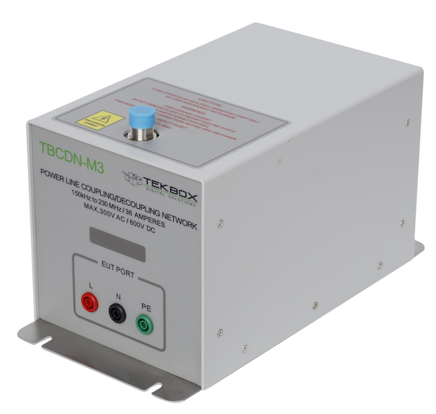 TBCDN-M3 Coupling-Decoupling network 150kHz - 230MHz 36A @ electrokit