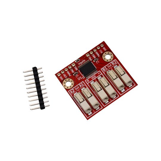 Motor driver 2-ch 2.5-13.5V 1.2A @ electrokit