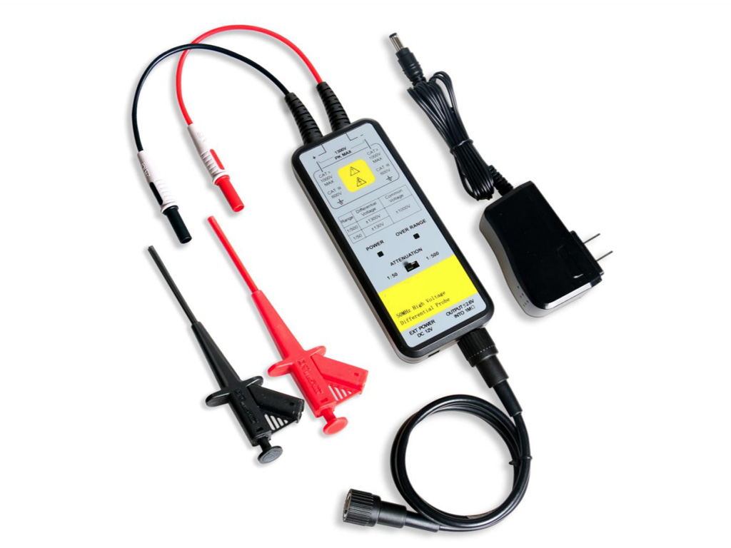 Active oscilloscope probe diff. 50MHz 50x/500x Siglent DPB1300 @ electrokit