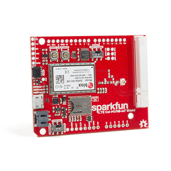 SparkFun LTE CAT M1/NB-IoT Shield - SARA-R4 @ electrokit
