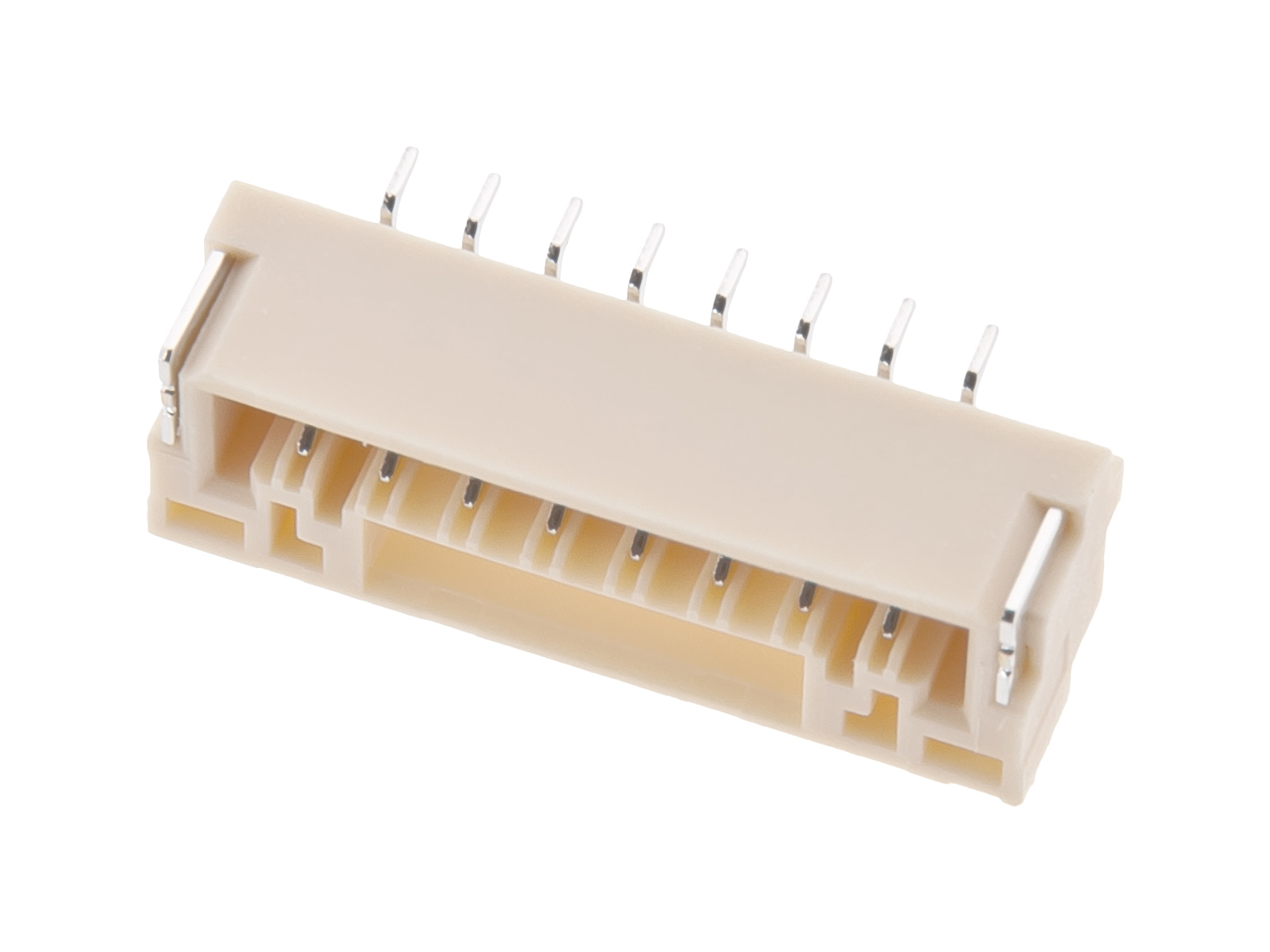 Pin header GH 8-pin 1.25mm right-angle @ electrokit