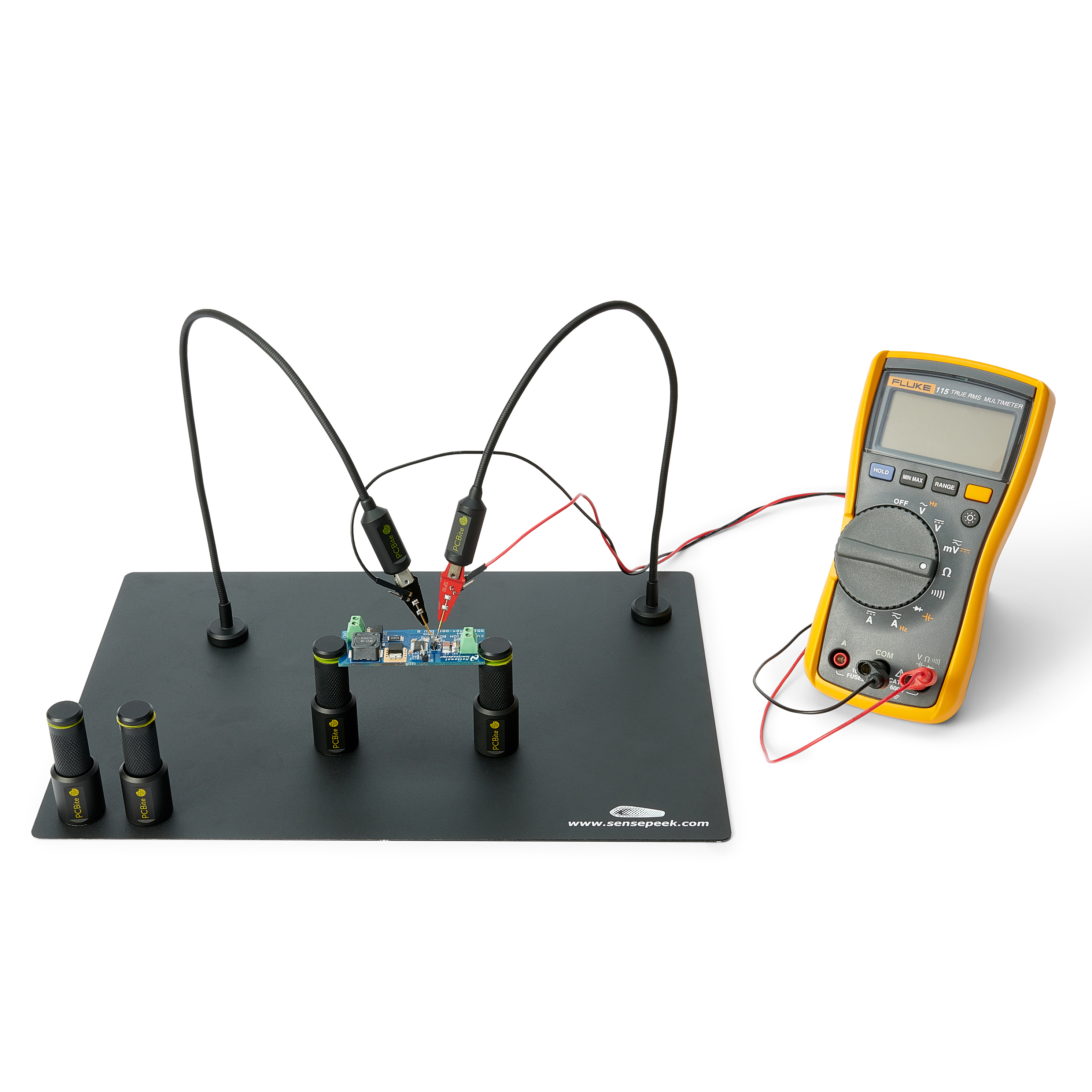 PCBite kit with 2x 100MHz and 4x SP10 handsfree probes @ electrokit (26 av 27)