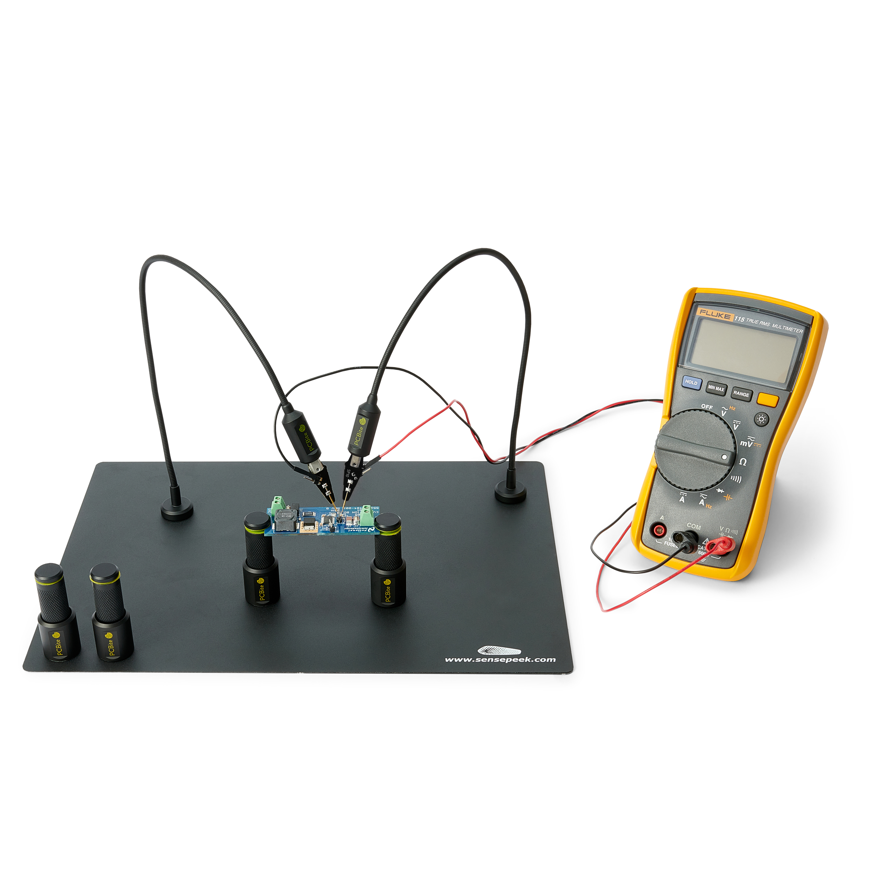 PCBite kit with 2x 100MHz and 4x SP10 handsfree probes @ electrokit (25 av 27)