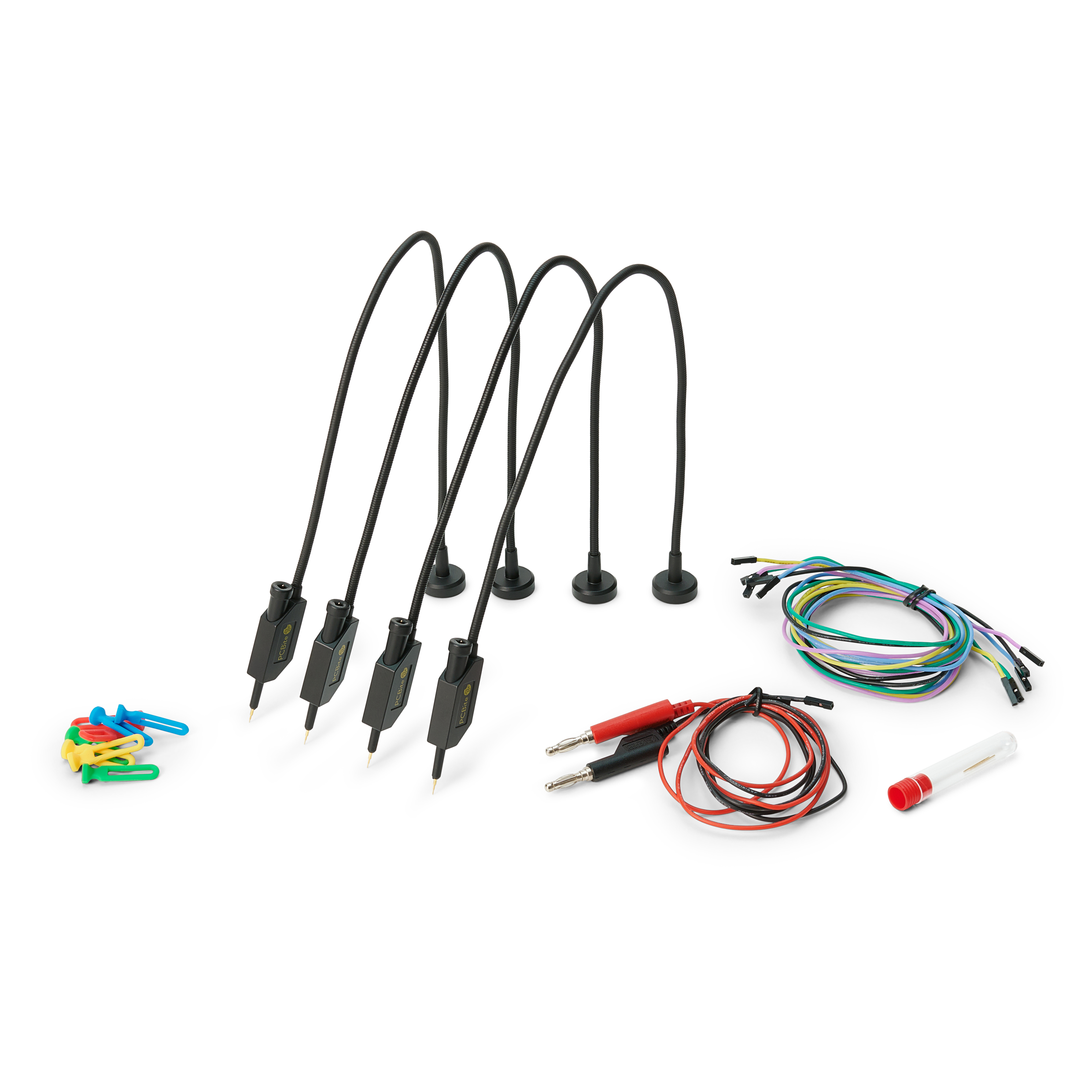 4x SQ10 probes with test wires @ electrokit