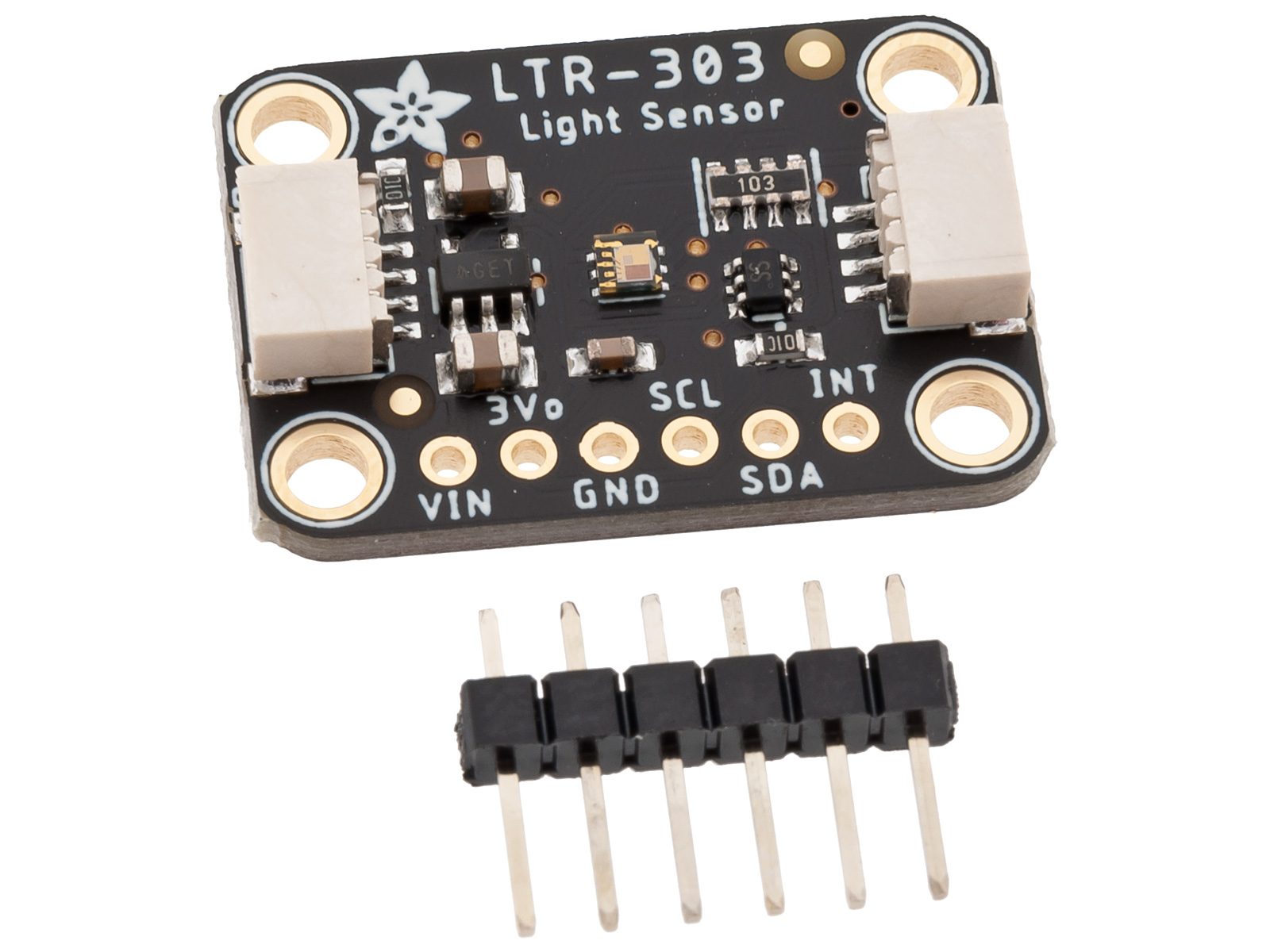 Adafruit LTR-303 Ljussensor @ electrokit