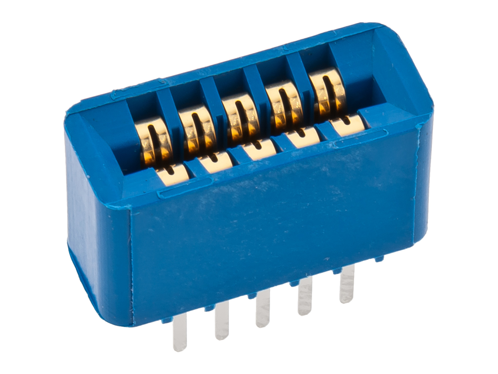 Card edge connector 2x5-pin 2.54mm @ electrokit