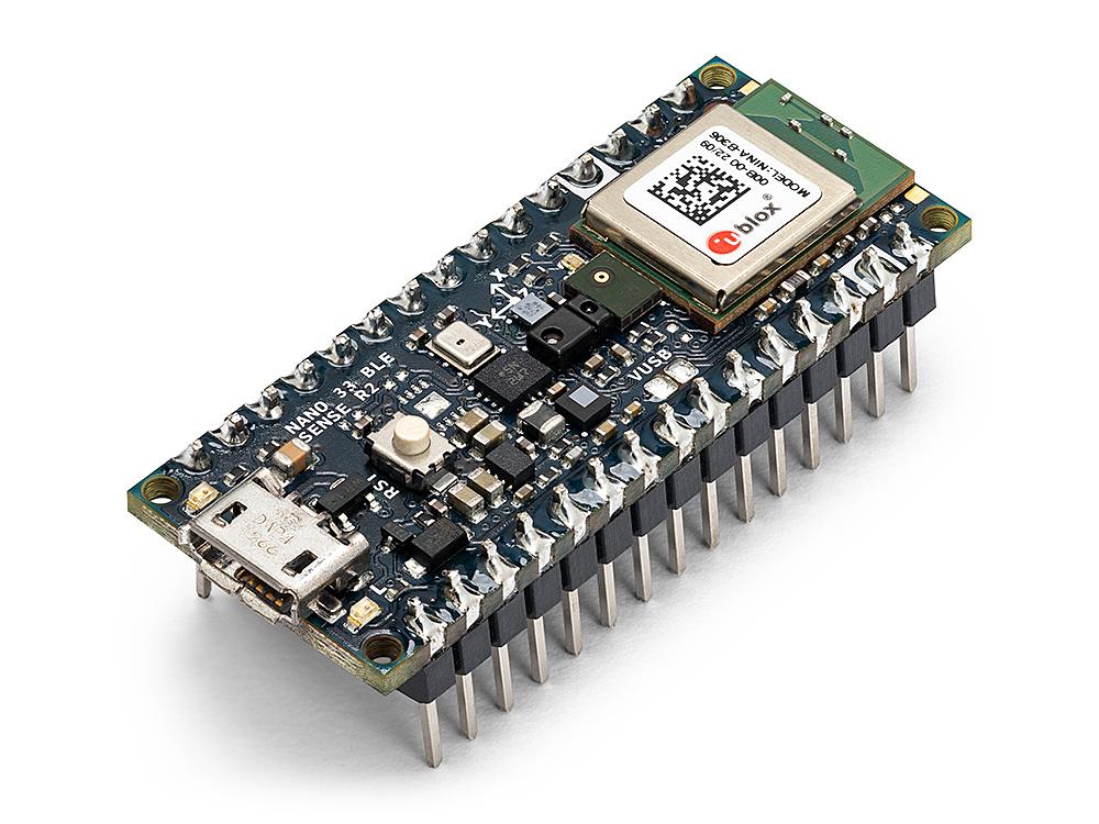 Arduino Nano BLE Sense Rev2 (with headers) @ electrokit