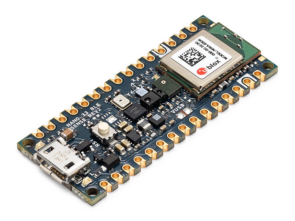 Arduino Nano BLE Sense Rev2 (no headers) @ electrokit