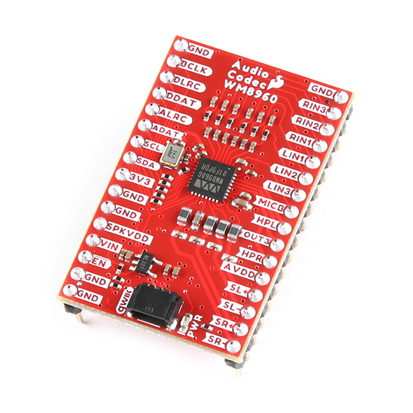 SparkFun Audio Codec Breakout - WM8960 @ electrokit