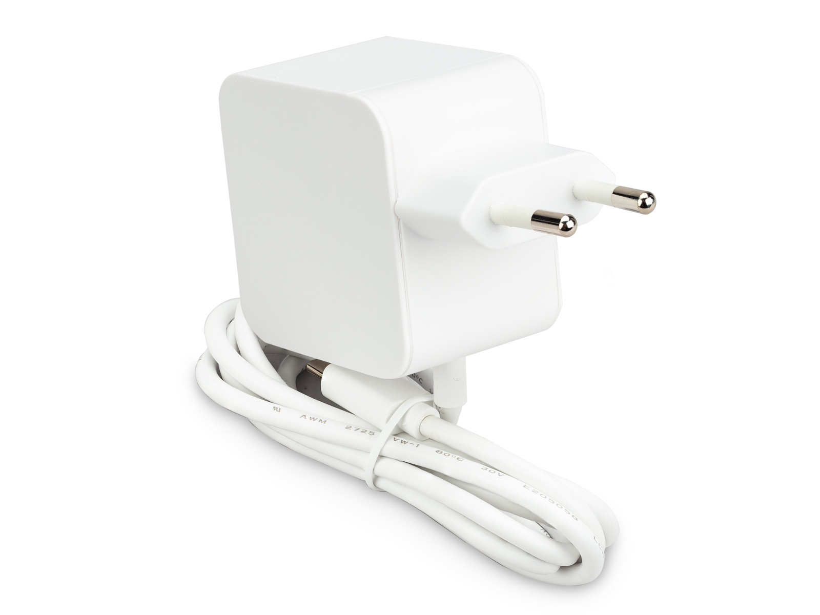 Nätadapter 27W USB-C PD Raspberry Pi 5 vit
