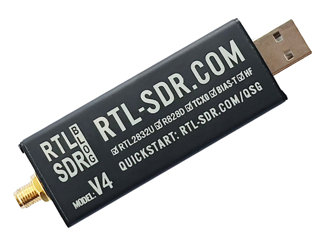 RTL-SDR receiver dongle (v4)