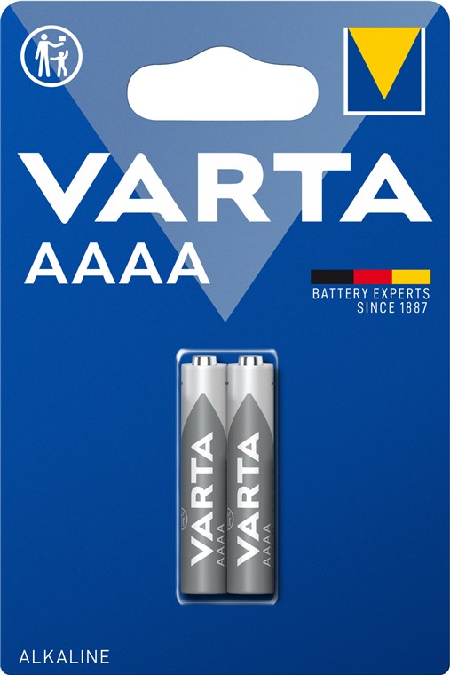 AAAA / LR61 alkaliska batterier Varta 2-pack @ electrokit