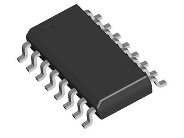 74HC595D SO-16 8-bit shift register with output latches @ electrokit (1 av 1)