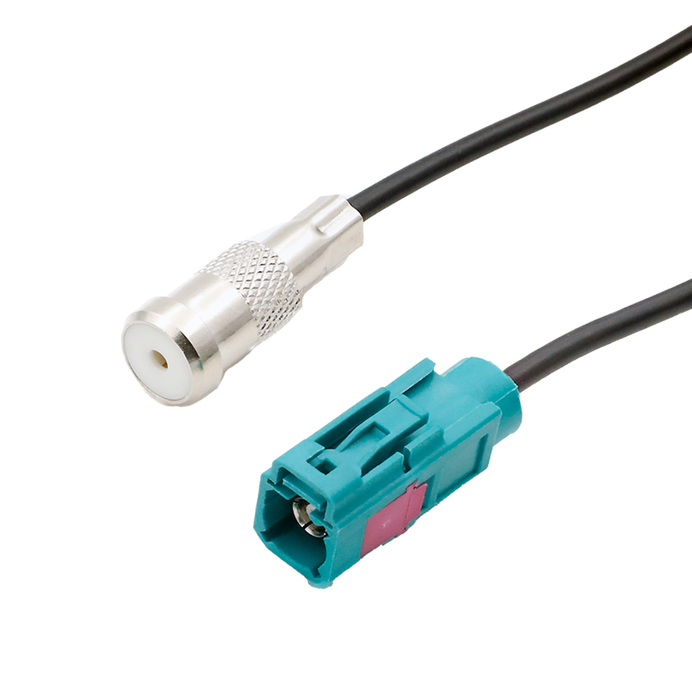 Adapter FAKRA Z hona till ISO hona 0.2m