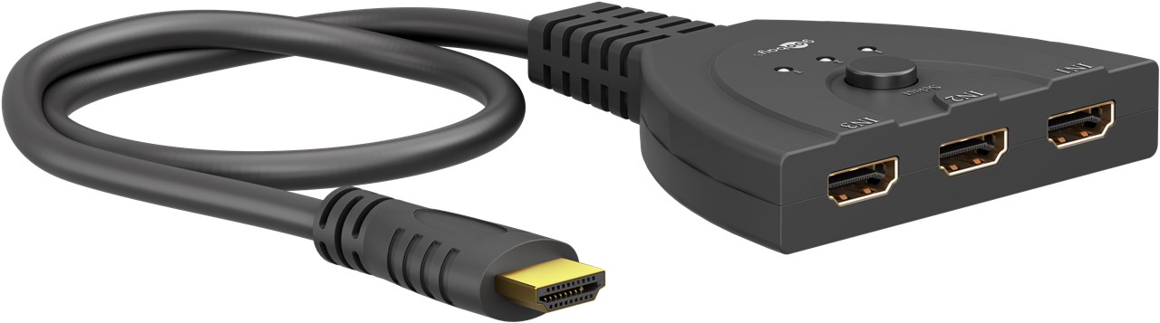 HDMI-switch 3 till 1 - 4K @ 60Hz
