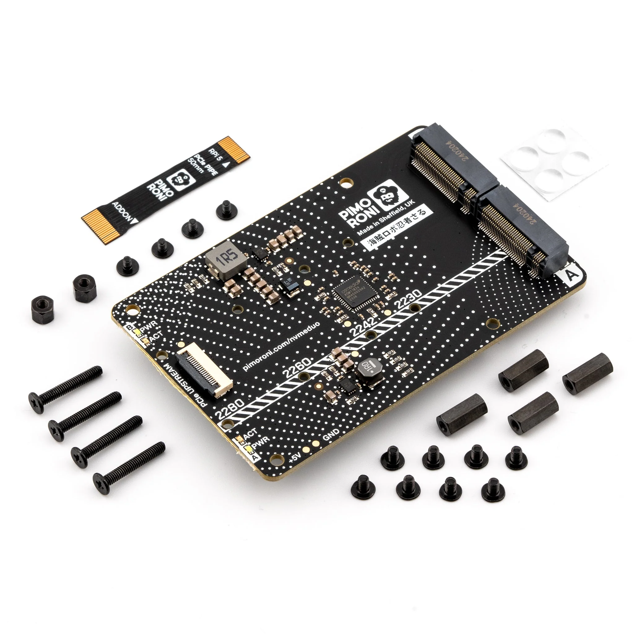 NVMe Base DUO för Raspberry Pi 5