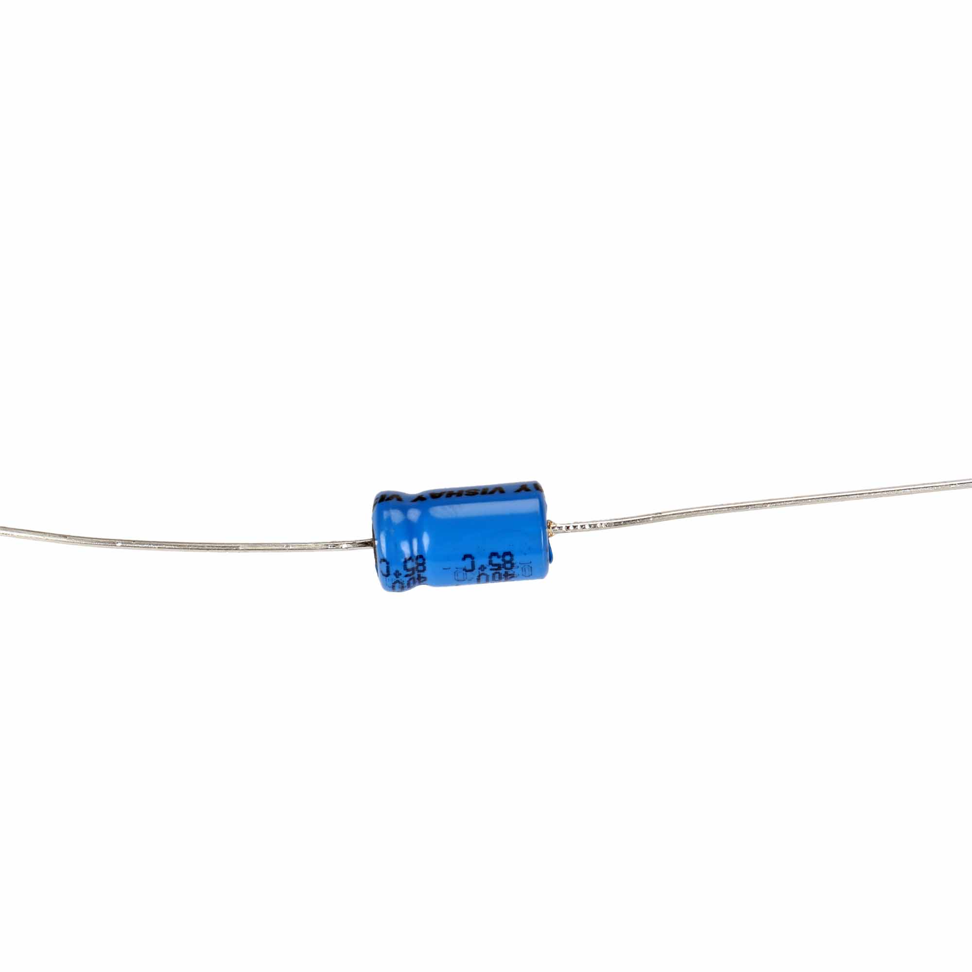 Elektrolytkondensator 22uF 63V axiell ø6x10mm 2500h