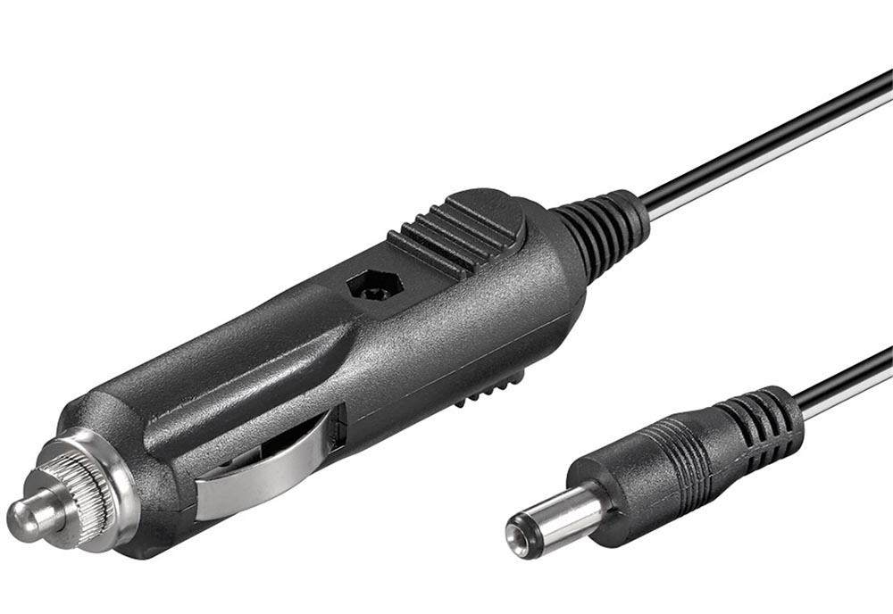12/24V kablage till 2.1mm DC-kontakt 1.8m 21mm
