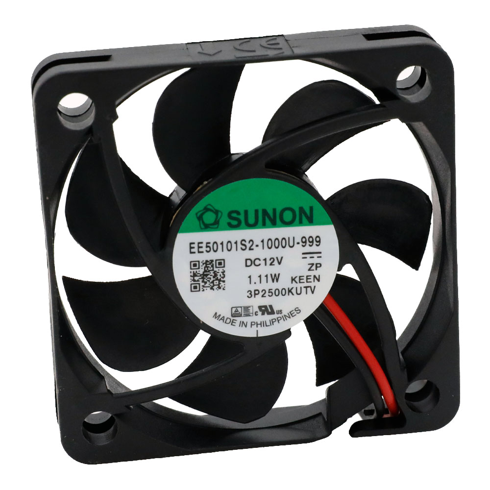 Fläkt 50x50x10mm 12VDC 25.6dBA 18.6m³/h