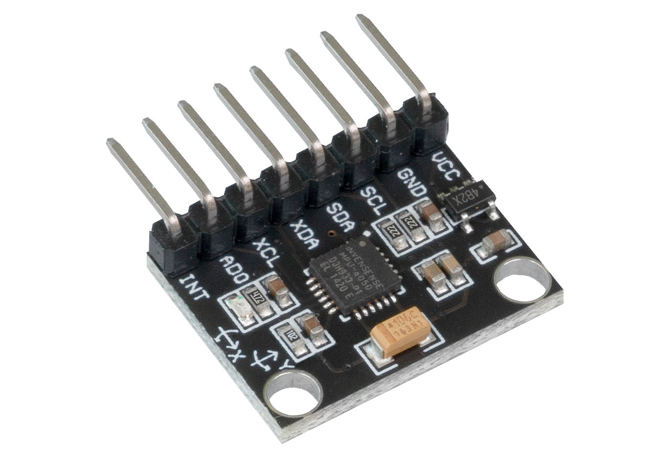6-axlig IMU accelerometer och gyro MPU6050 - I2C