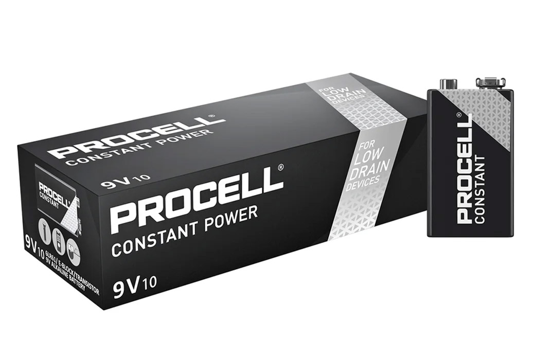 9V 6LR61 alkaliska batterier Duracell 10-pack