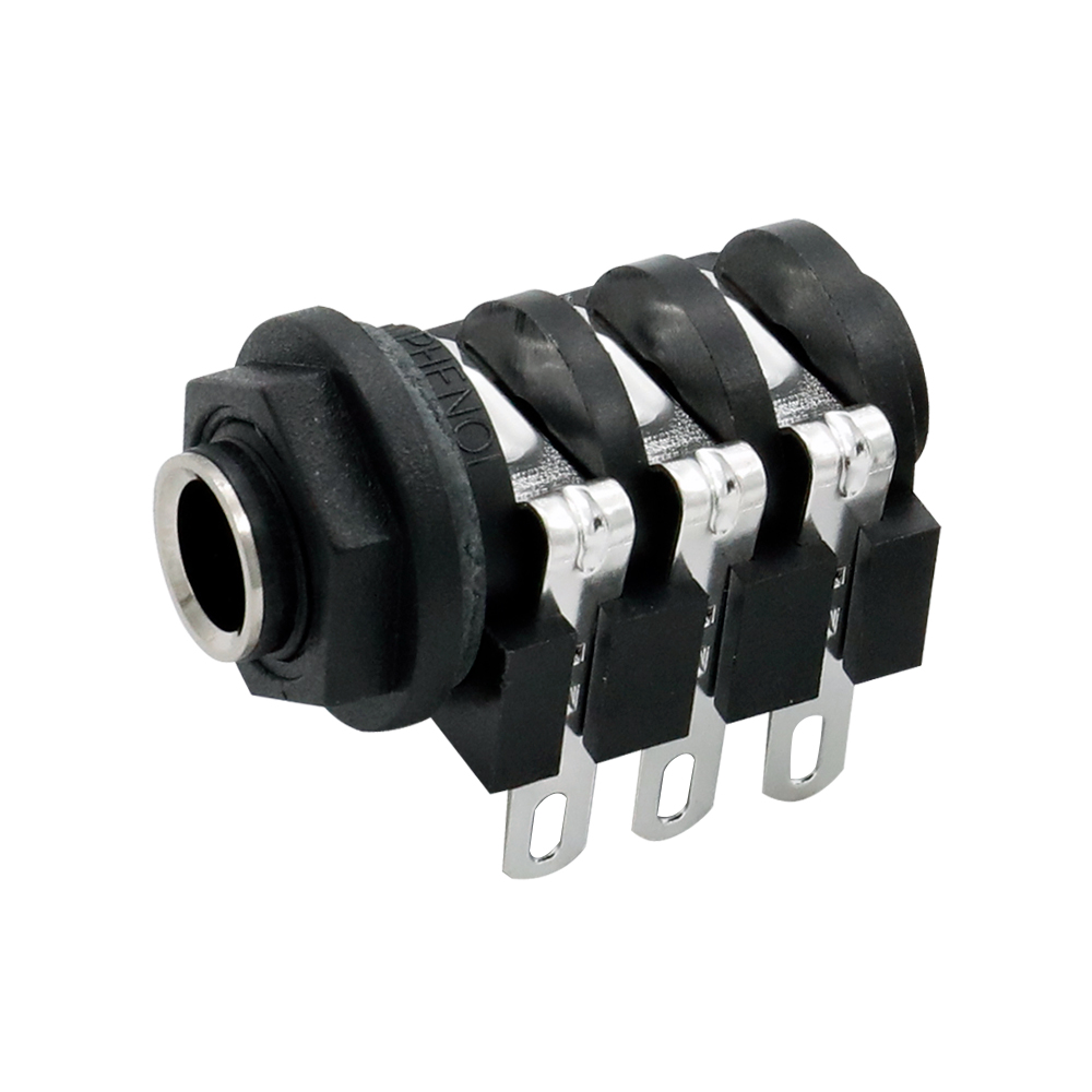 6.3mm hona 3-pol stereo chassie
