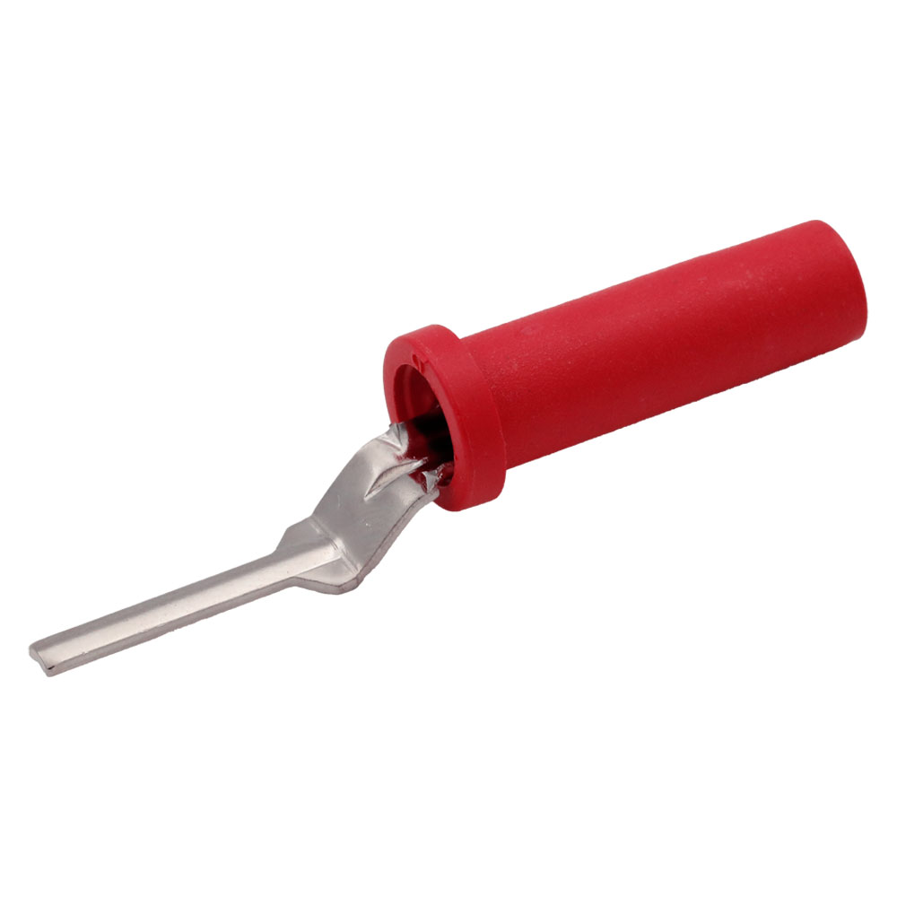 Bananjack 4mm hona till terminal röd