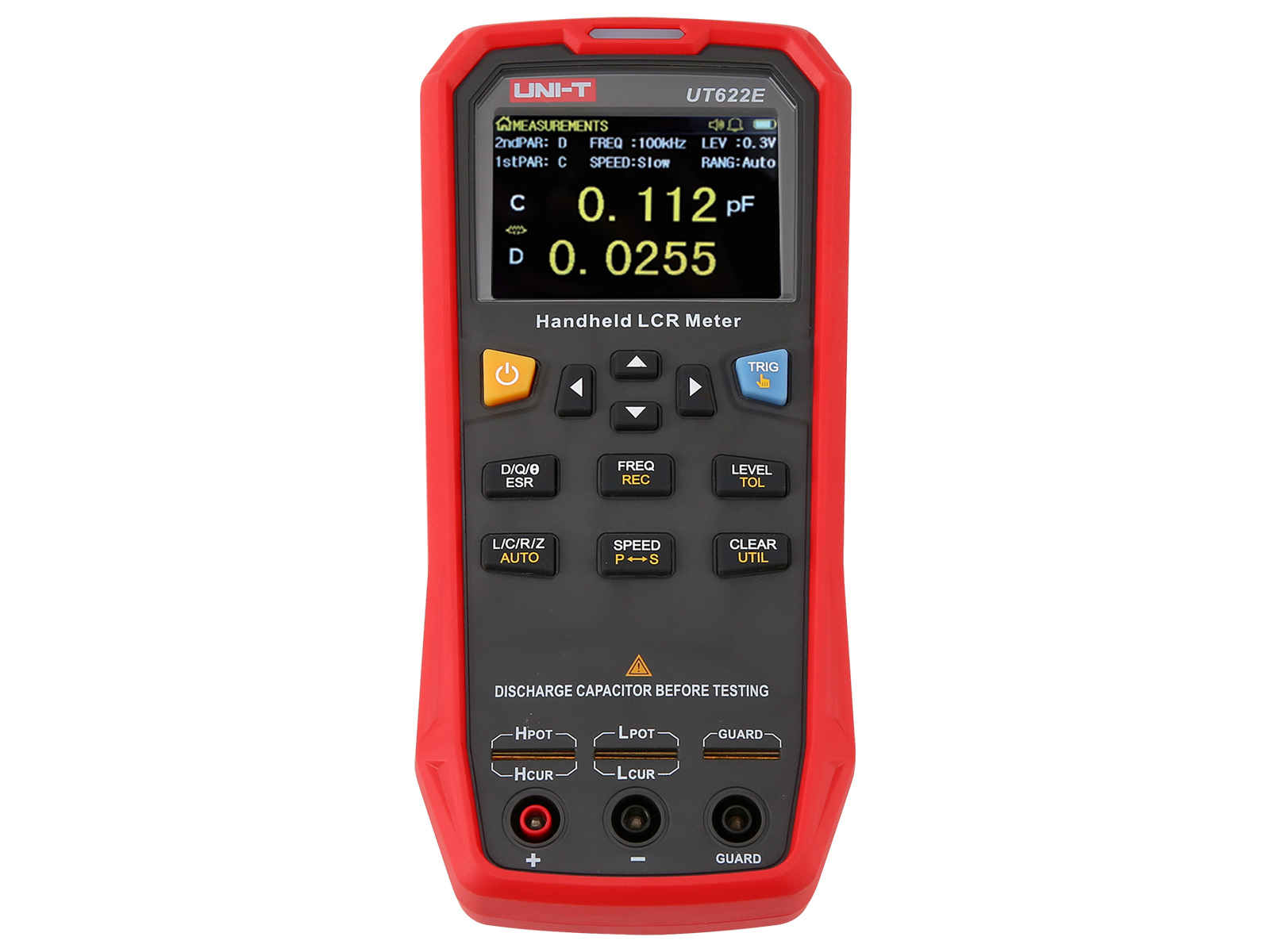 LCR-mätare 100Hz-100kHz 0.1% DCR UNI-T UT622E