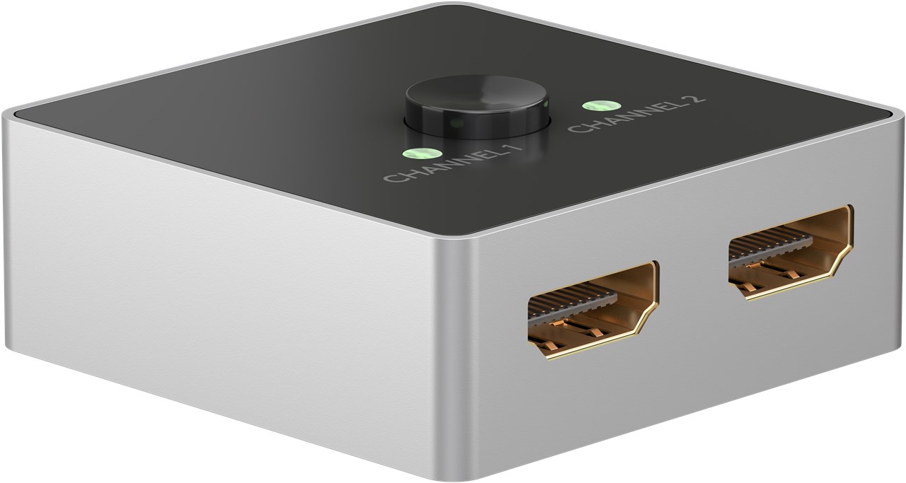 HDMI-switch 2 till 1 - 4K @ 60Hz