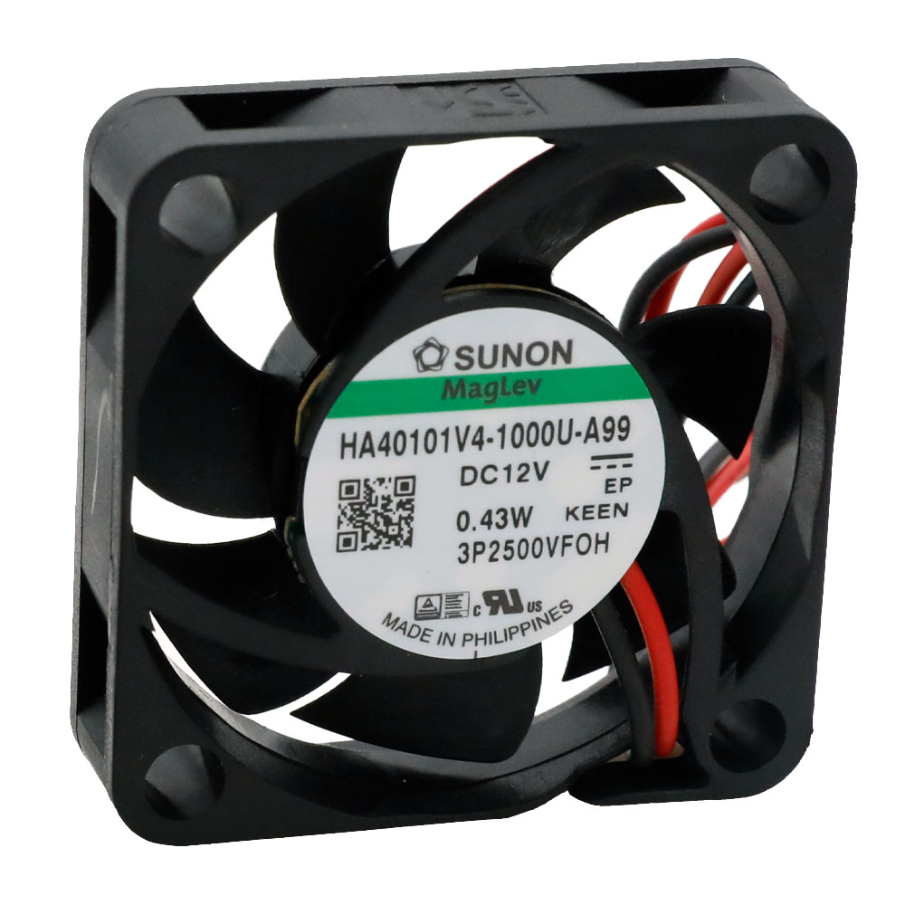 Fläkt 40x40x10mm 12VDC 15.7dBA 9.1m³/h