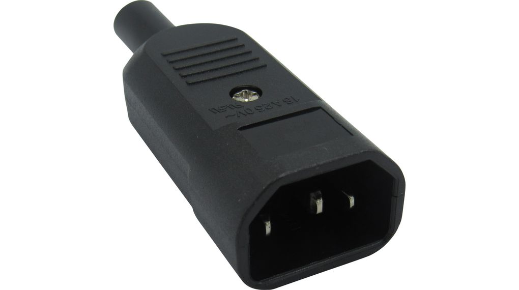 Apparatkontakt C14 10A 250VAC