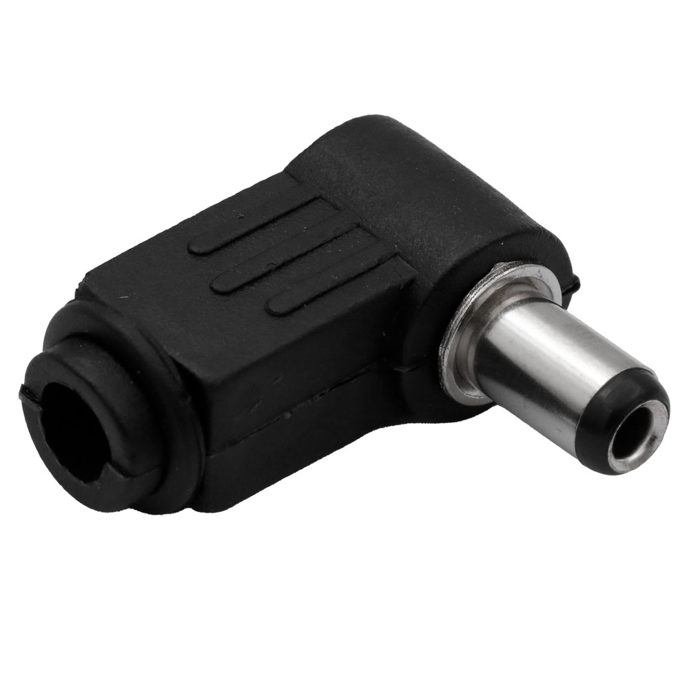 DC-kontakt 2.5x5.5x9.5mm vinklad