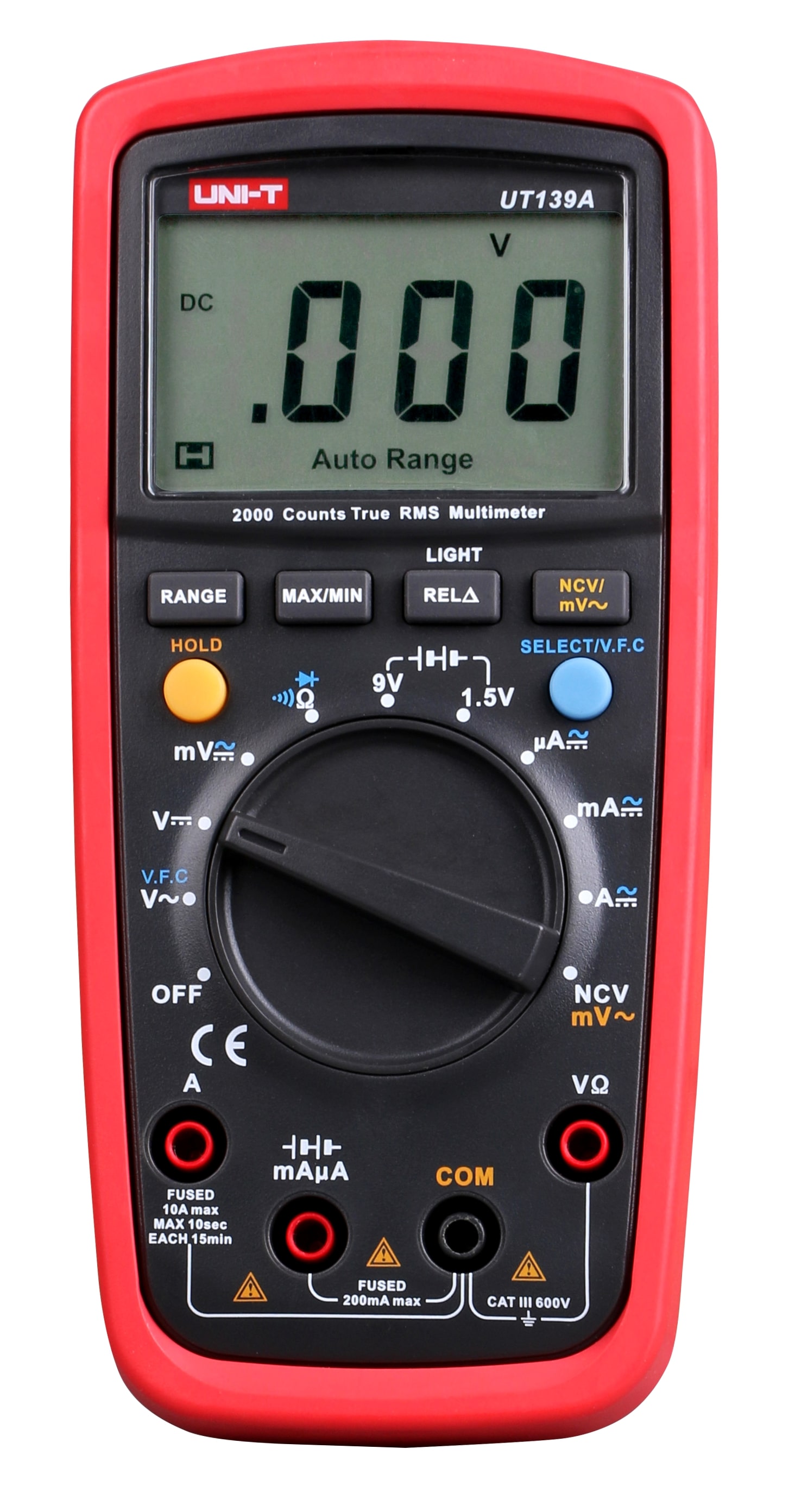 Multimeter TrueRMS 2000 counts UNI-T UT139A