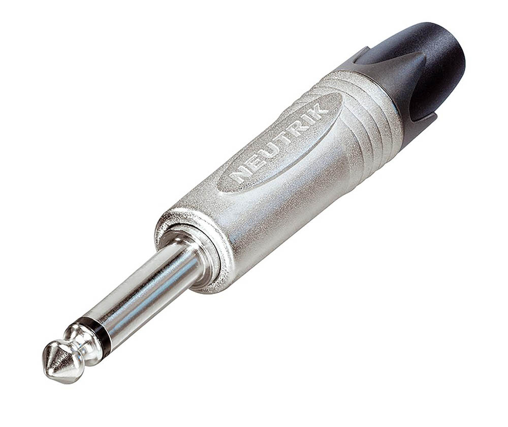 6.3mm hane 2-pol mono metall