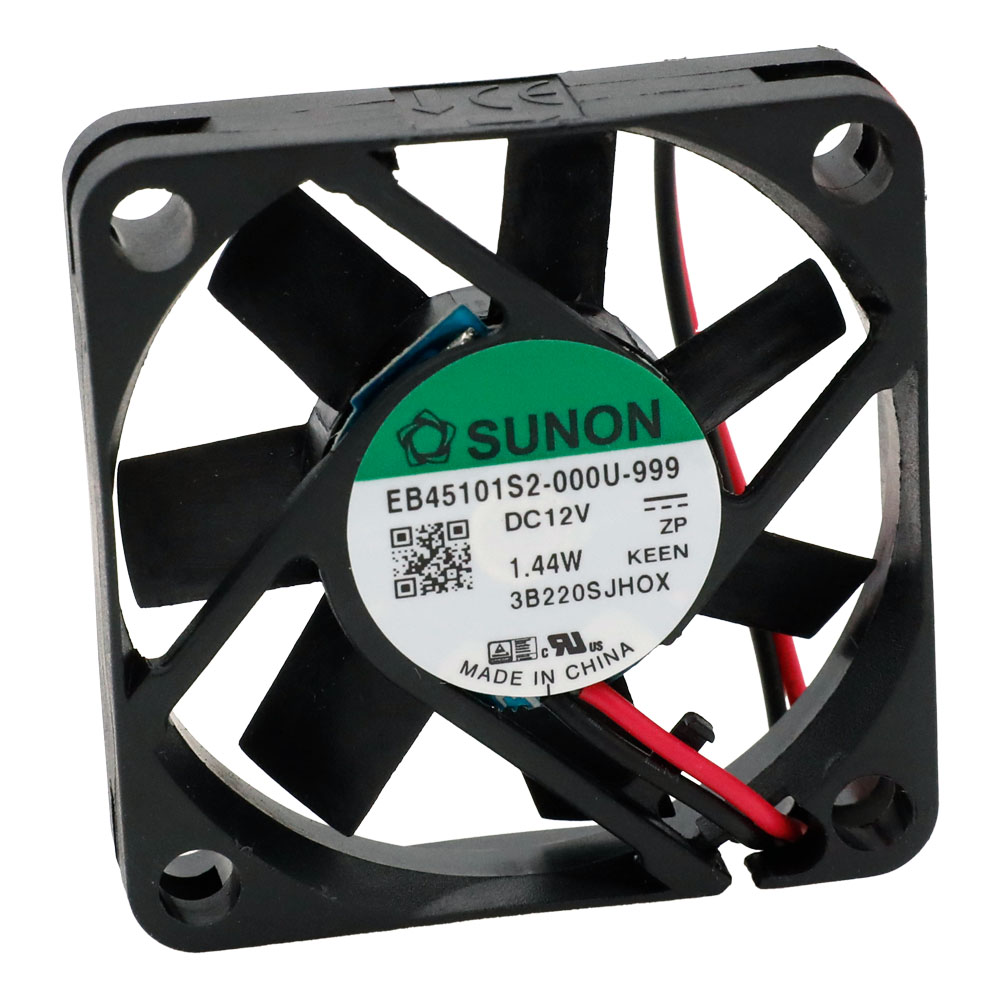 Fläkt 45x45x10mm 12VDC 27dBA 15.6m³/h