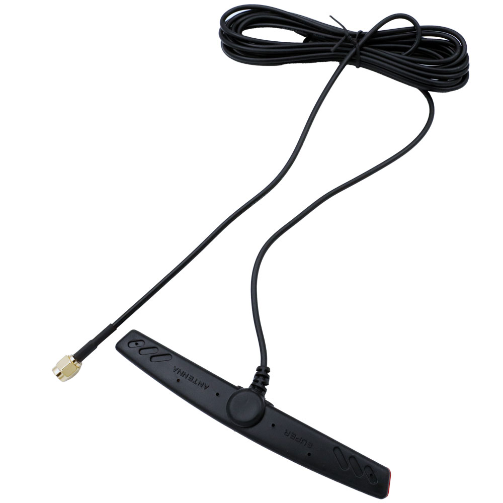 WiFi-antenn - 2.4GHz 3dBi SMA wing 3m kabel