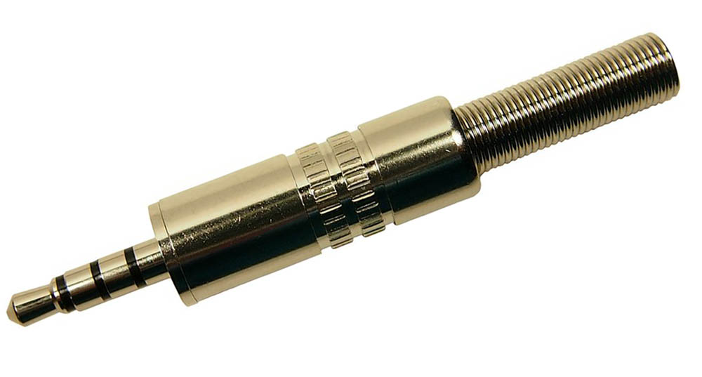 3.5mm hane 4-pol metall