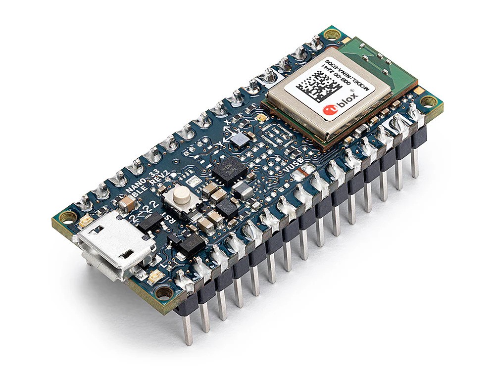 Arduino Nano 33 BLE REV2 (with headers)