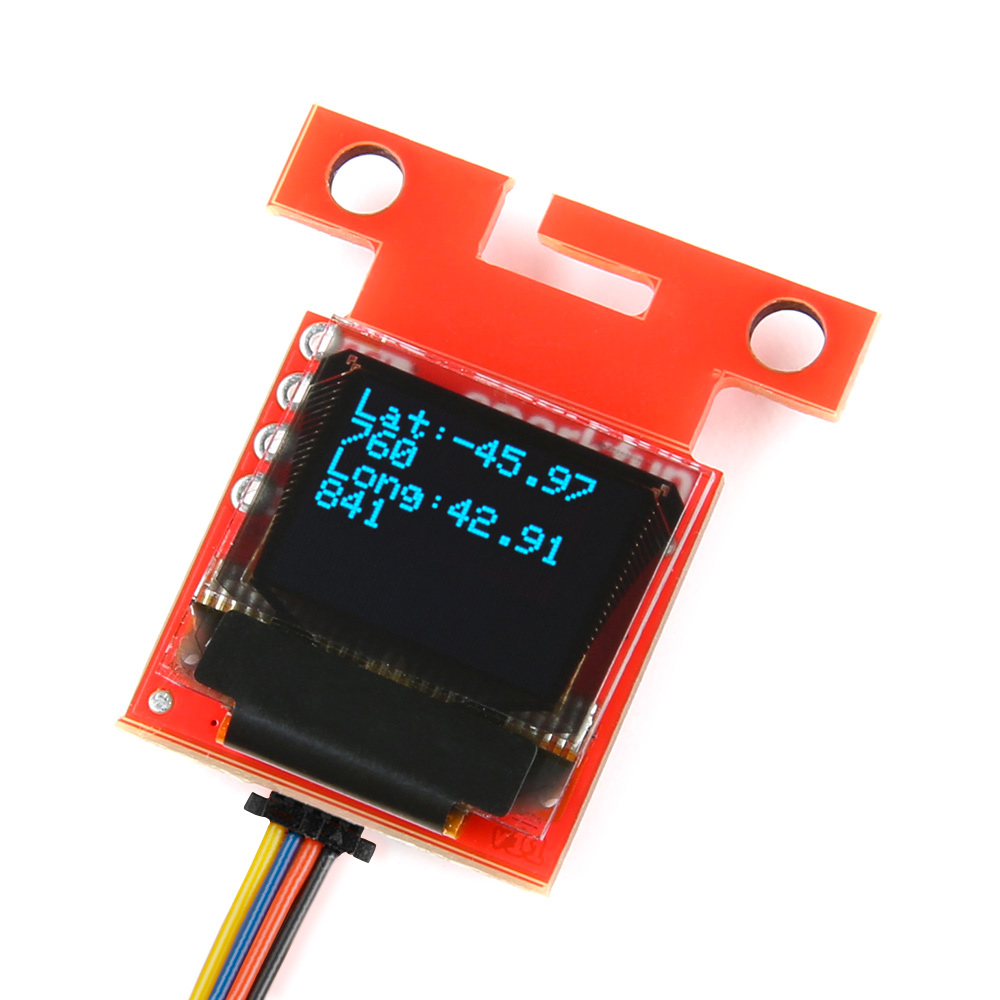 0.66" OLED 64x48px blå - Qwiic