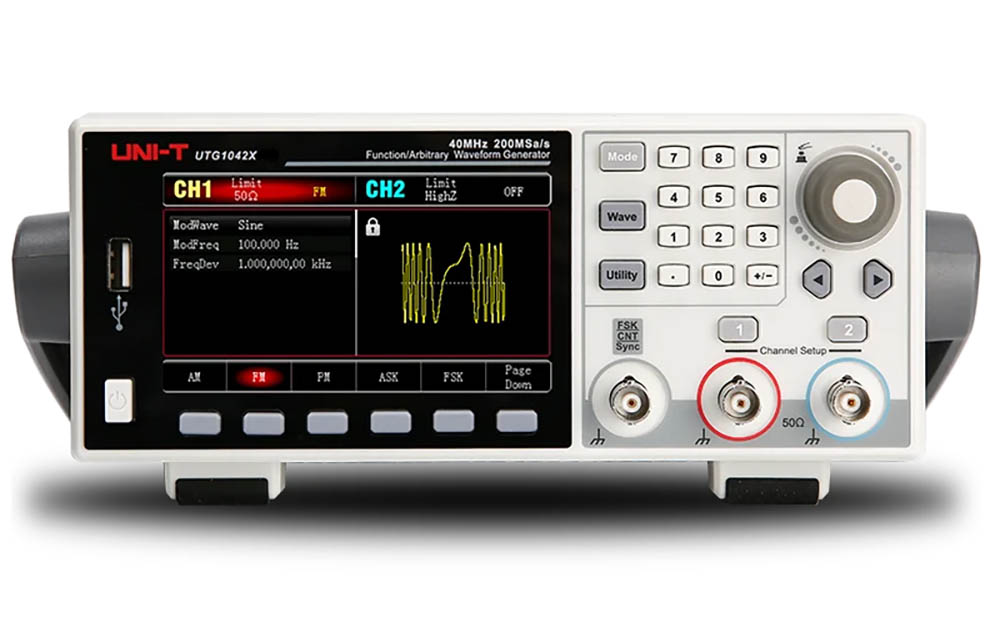 Funktionsgenerator 20MHz 2-kan UNI-T UTG1022X