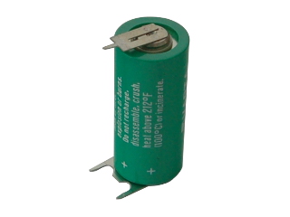 CR2/3AA batteri litium 3V PCB 3-pin @ electrokit (1 av 1)