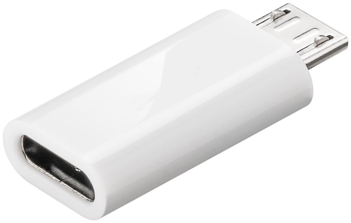 micro-USB hane till USB-C hona adapter