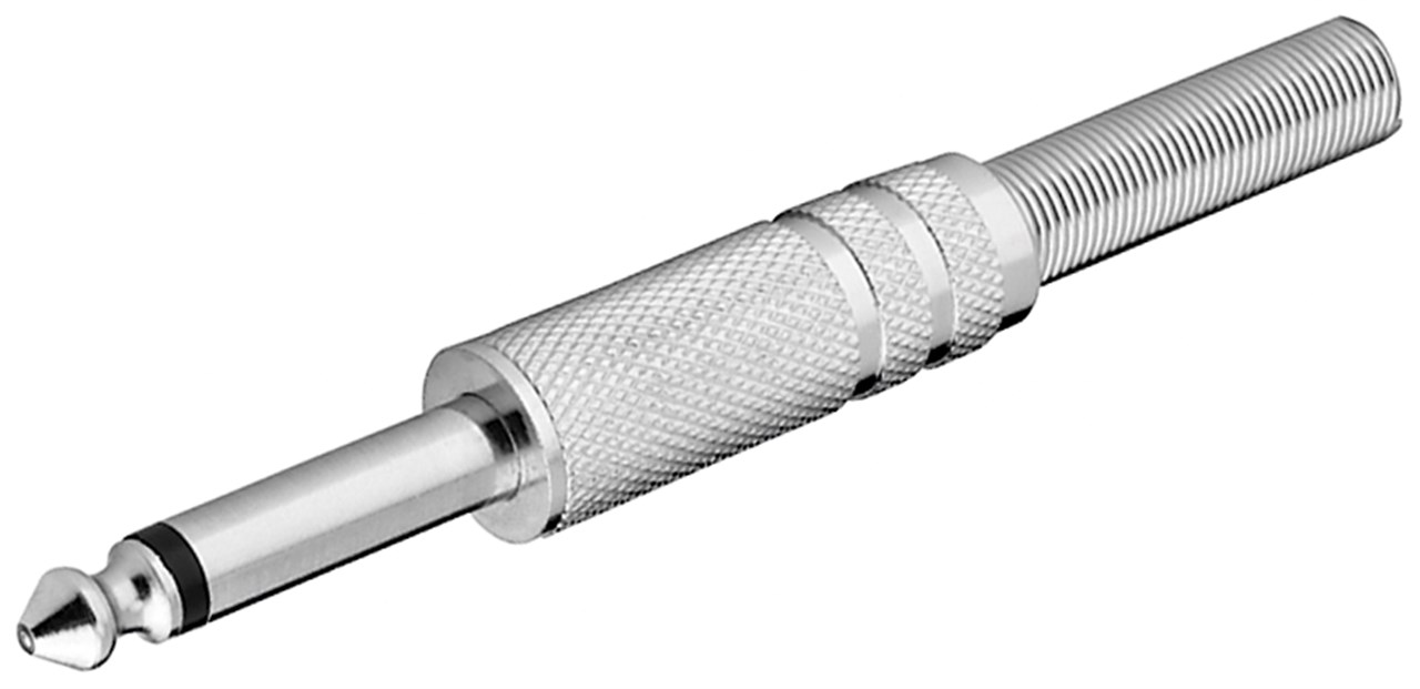 6.3mm hane 2-pol mono metall