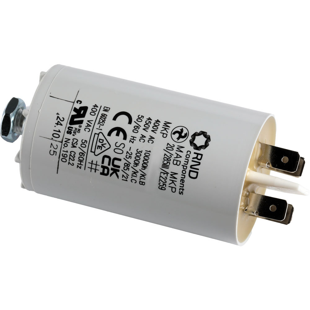 Motorkondensator 20uF 450VAC