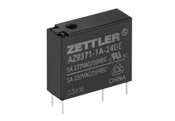 Relä AZ9371T 5V 1-pol slutande 10A @ electrokit (1 av 1)